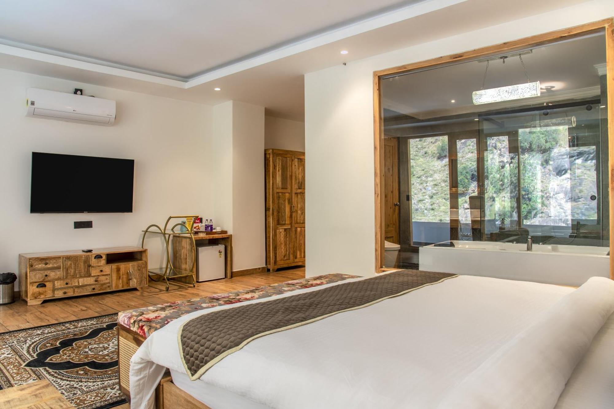 Echor Palm Bliss Riverside Resort & Spa Kasol Exteriör bild