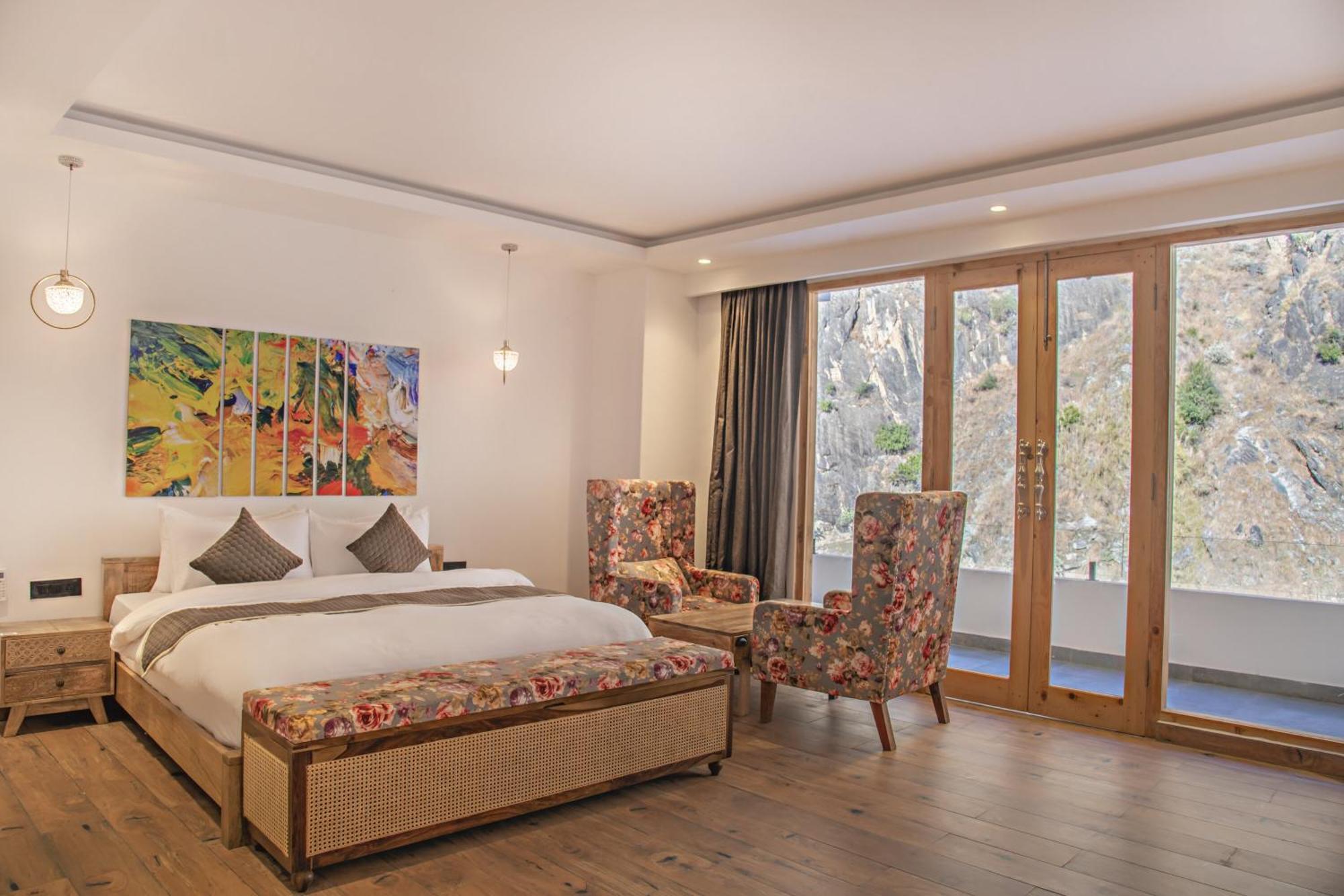 Echor Palm Bliss Riverside Resort & Spa Kasol Exteriör bild
